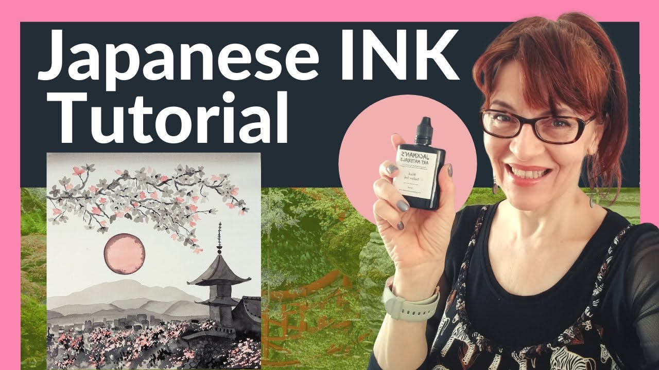 Pen And Ink Painting! (Japanese Landscape Step by Step)