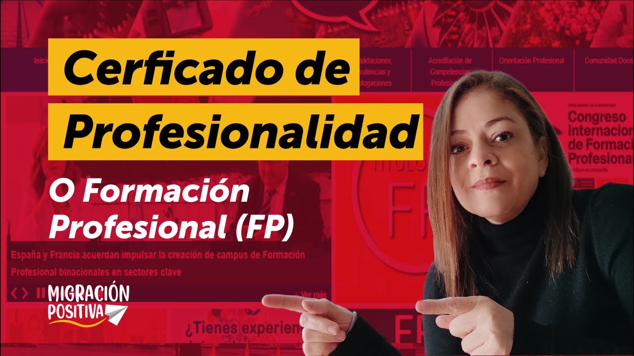 ✅ DIFERENCIAS entre Certificado de Profesionalidad (CP) y Formación Profesional en #España PARTE 1
