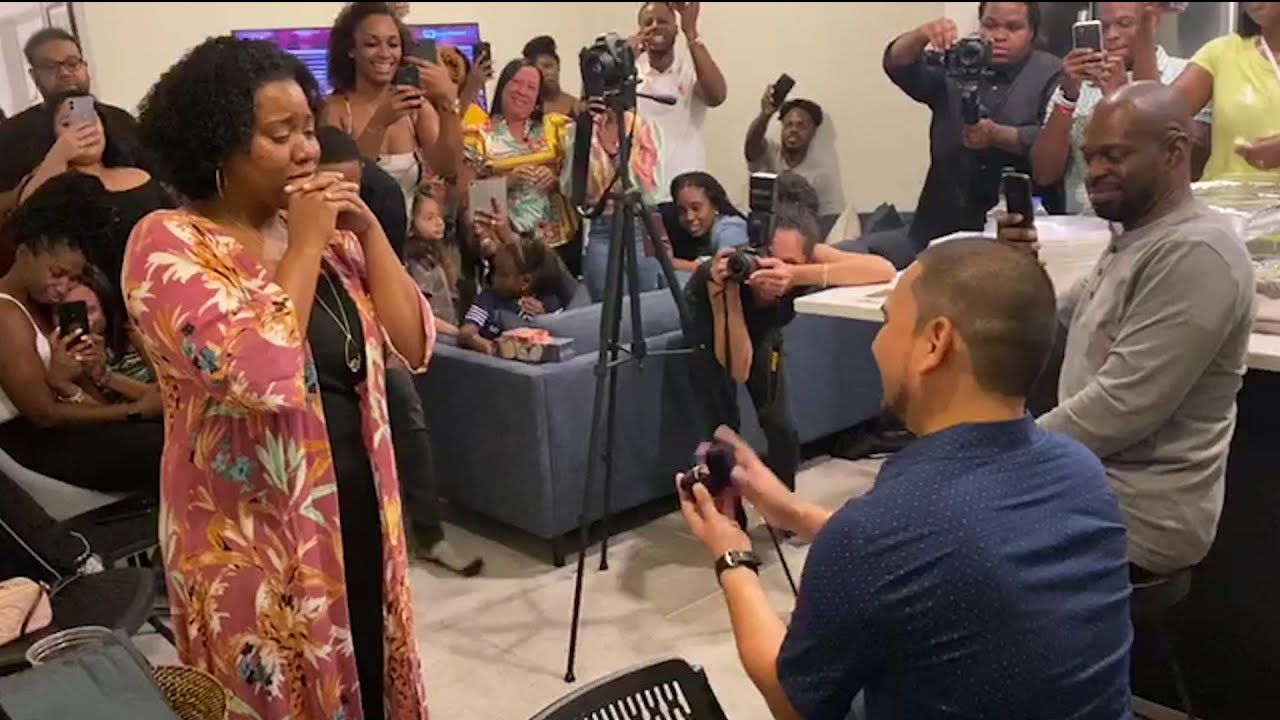Our Emotional Surprise Marriage Proposal at Housewarming | Miami