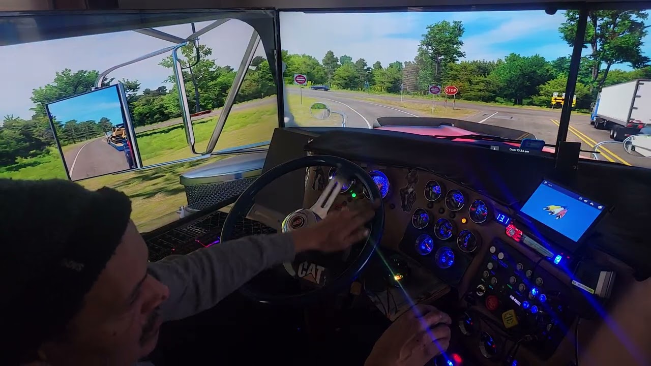 Road found in luisiana  american truck simulator 4K system