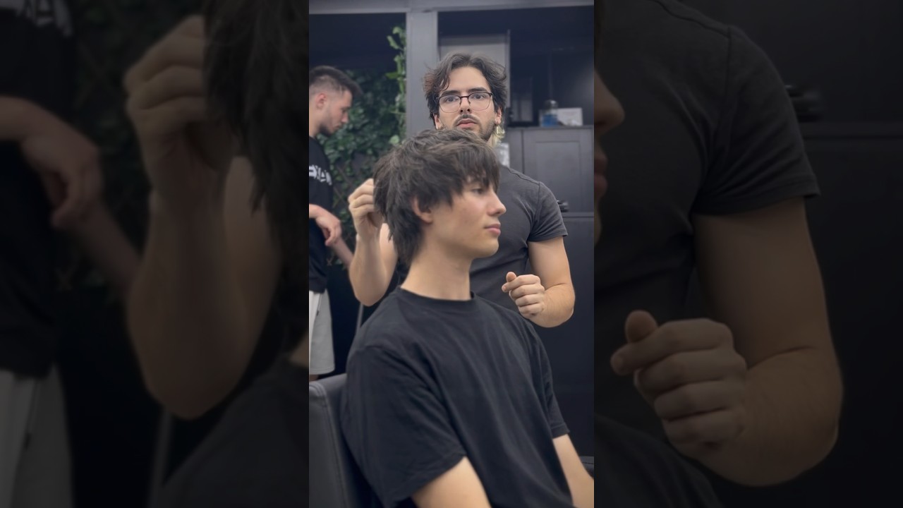 From middle part flow to a mod haircut #modcut