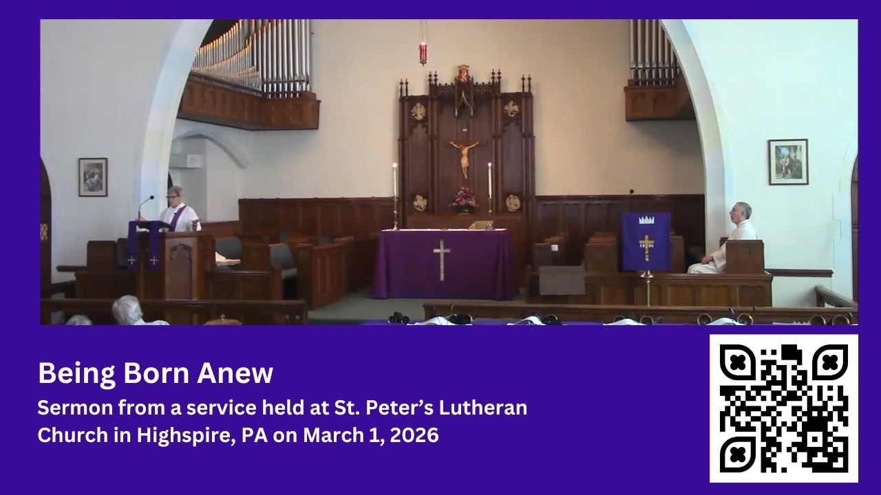Being Born Anew: Sermon from March 1, 2026