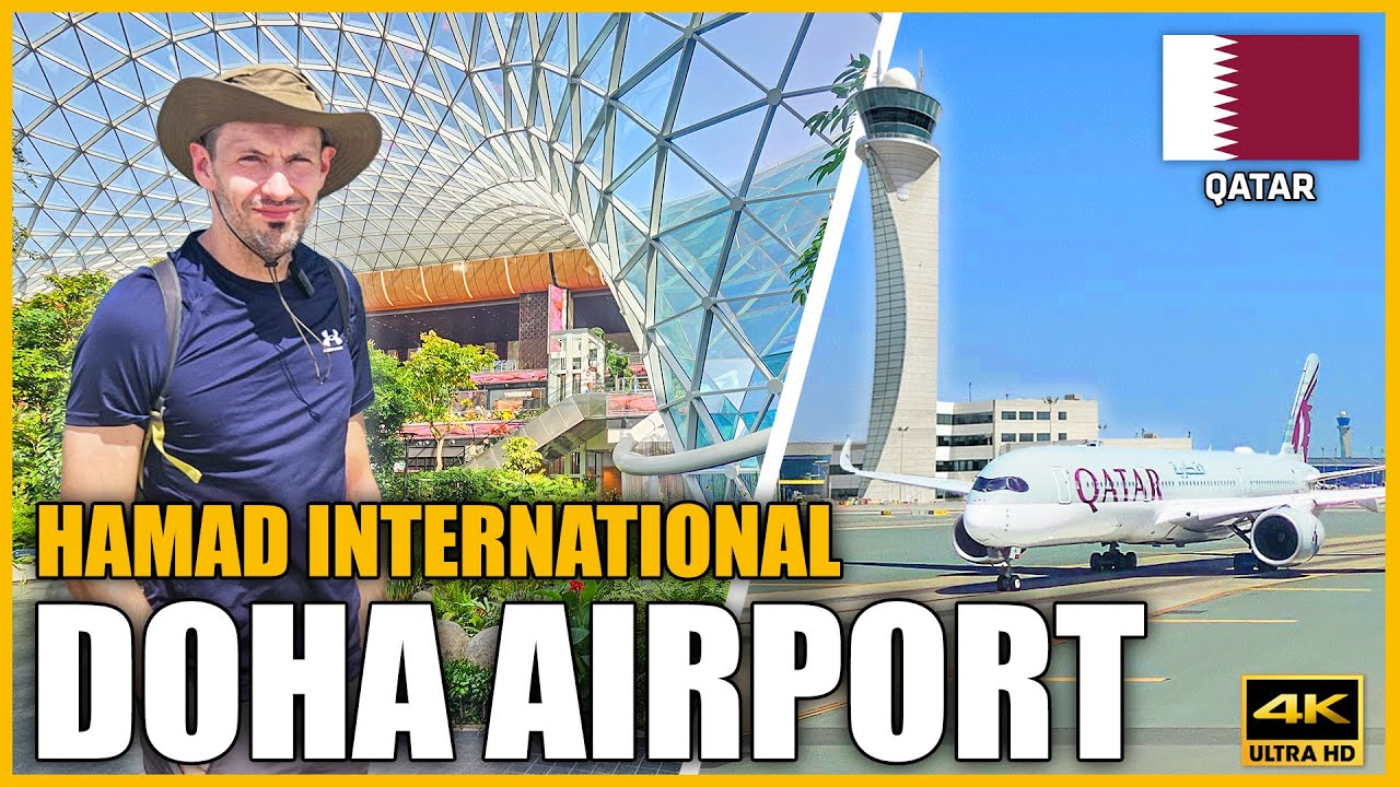 Lotnisko Hamad Airport Doha 🇶🇦 | Transfer, tropikalny ogród i luksusowe wnętrza!