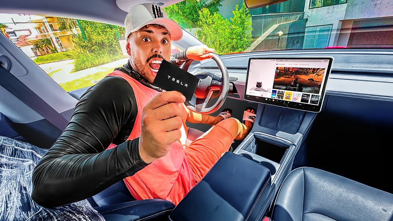 PRIMEIRO ROLE COM MEU TESLA * esse carro é incrível*