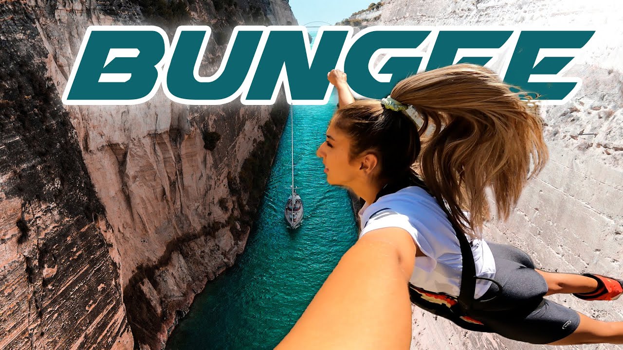 BUNGEE JUMPING στον ΙΣΘΜΟ ΤΗΣ ΚΟΡΙΝΘΟΥ | O,TI πιο ΣΟΚΑΡΙΣΤΙΚΟ έχω κάνει | JULU BUNGY