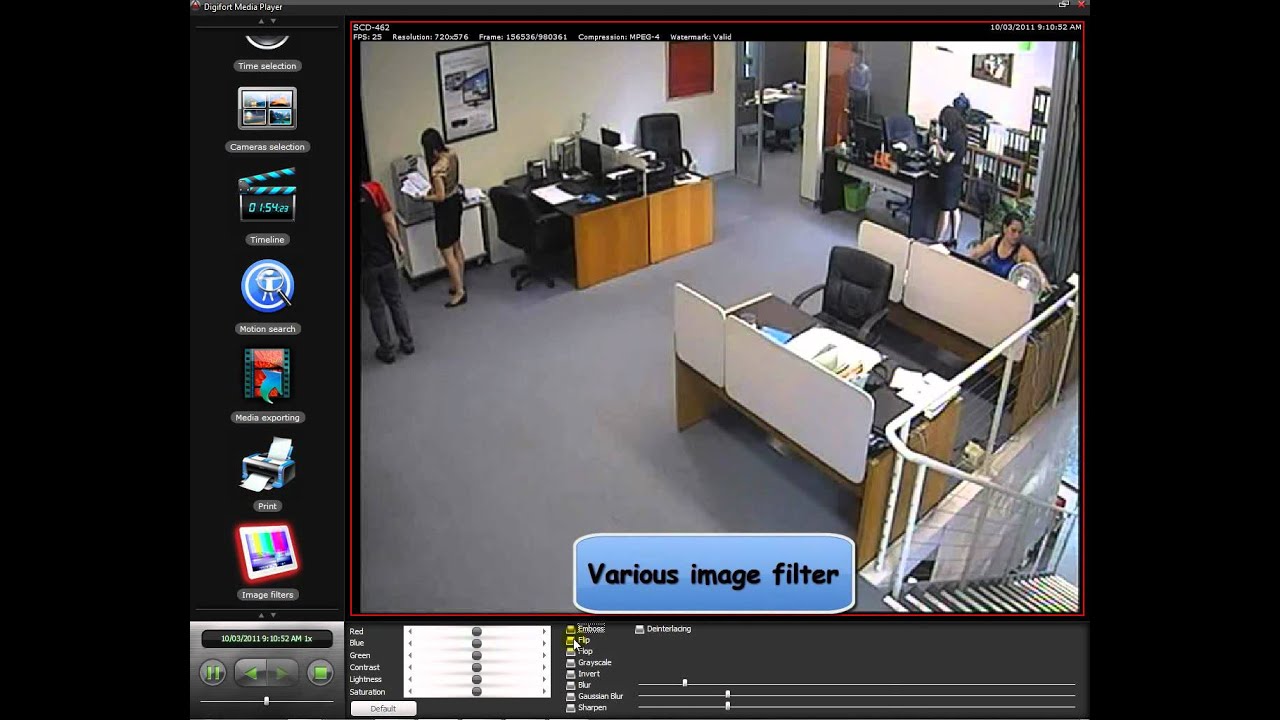 Digifort Playback feature