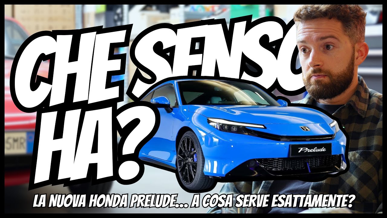 Nuova HONDA PRELUDE: vestita da ATLETA, ma è solo… un MANICHINO! Da 51k euro