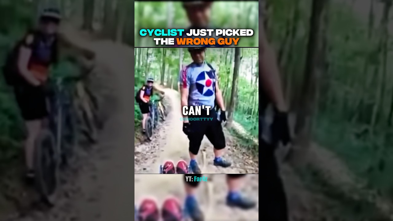 Велосипедист сбил инвалида&hellip; И тут же пожалел об этом! 😡 (@far4z735)