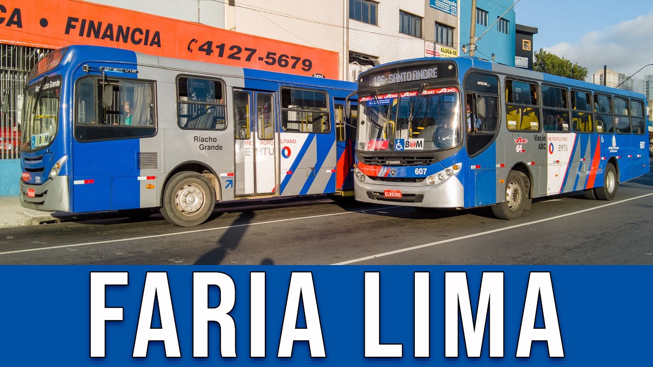 Avenida Brigadeiro Faria Lima (São Bernardo do Campo/SP) - Movimentação de Ônibus #477