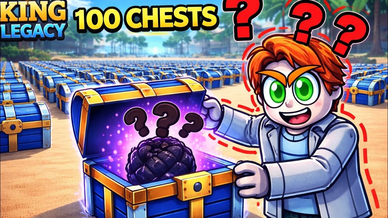 King legacy opening 100 silver chest ?!?!?!