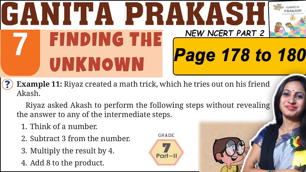 Class 7 Maths Ganita Prakash Part 2 | Chapter 7 Finding the unknown | Page 178 to 180 Explanation