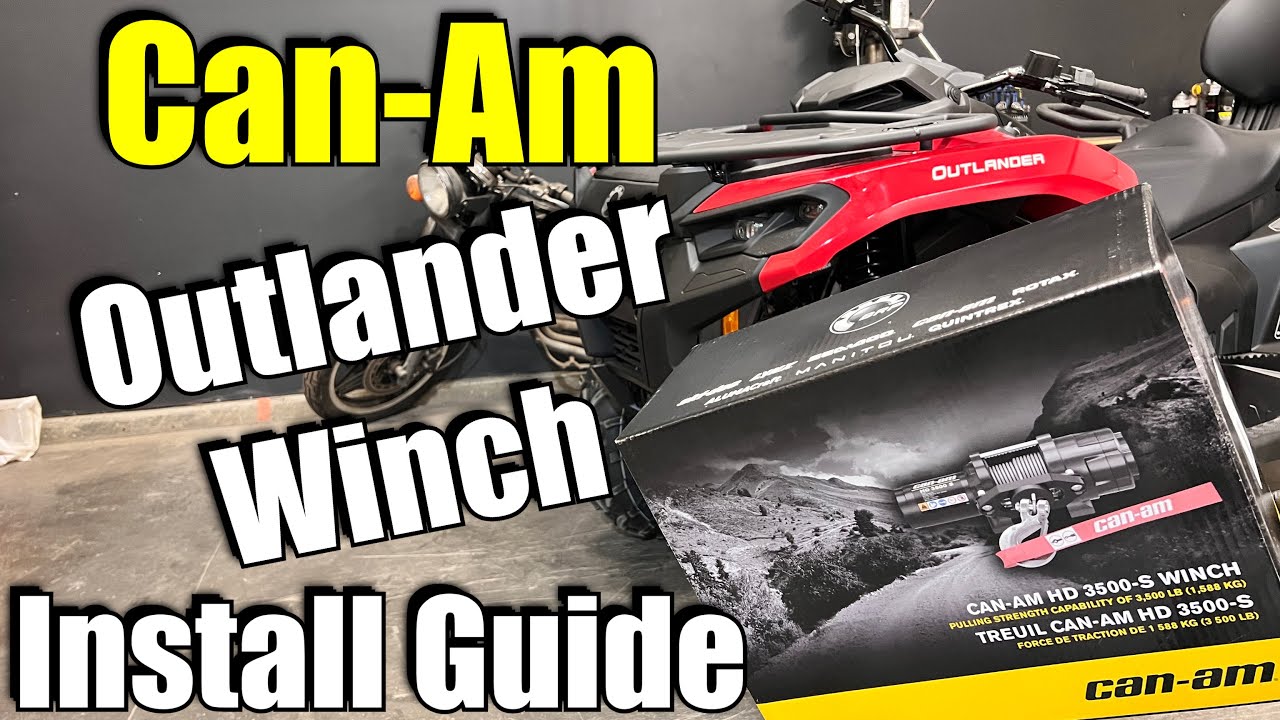 Пошаговое руководство по установке лебёдки на квадроцикл Can-Am Outlander 700/500 2024 года выпус...