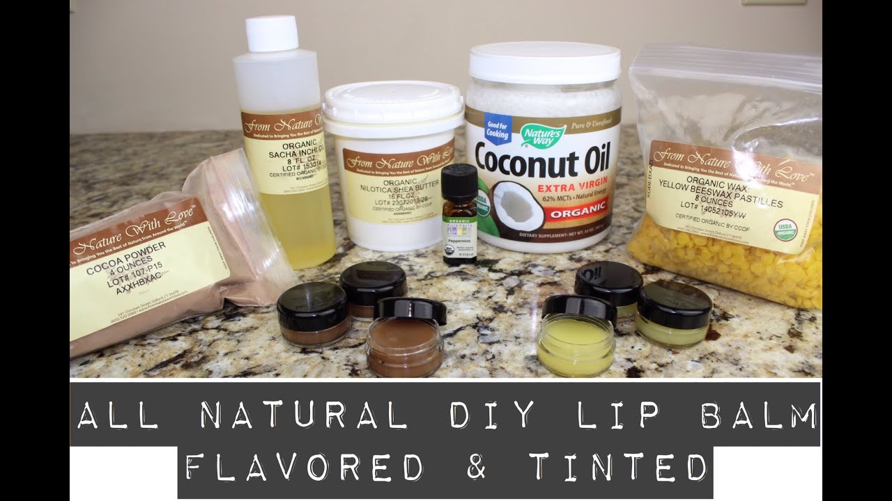 All Natural DIY Lip Balm Flavored & Tinted | Lip Care Series v2 | MariaAntoinetteTV