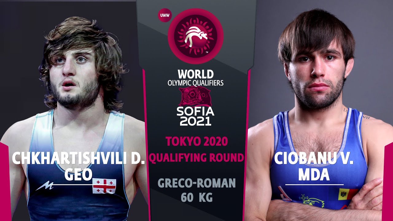 1/2 GR - 60 kg: D. CHKHARTISHVI (GEO) v. V. CIOBANU (MDA)