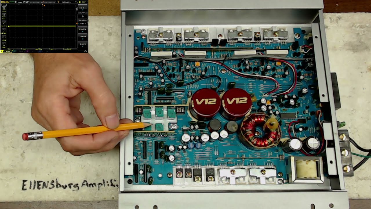 Alpine MRV-T505 Amplifier Checkup Diagnostic Class AB Car Amplifier