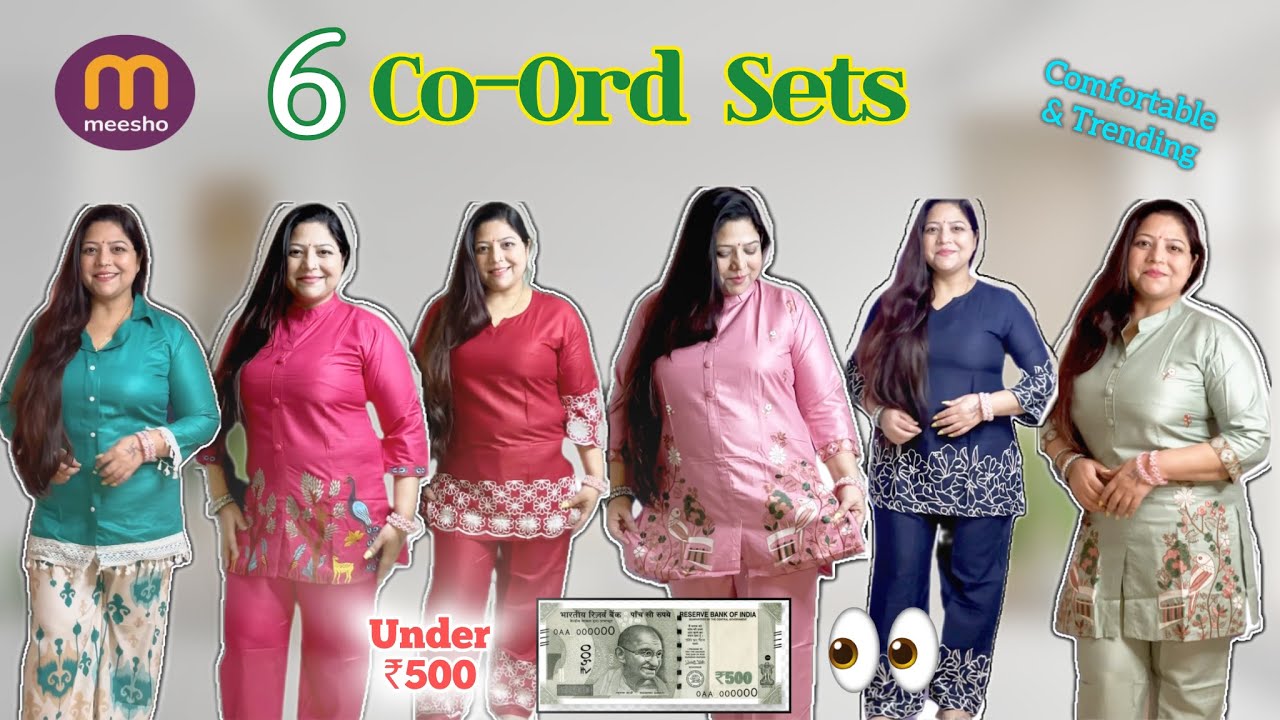 MEESHO CO-ORD SETS HAUL UNDER ₹ 500/- | TRENDING & STYLISH COLLECTION | 2026 SALE PRICE 😉💰 ALL SIZES