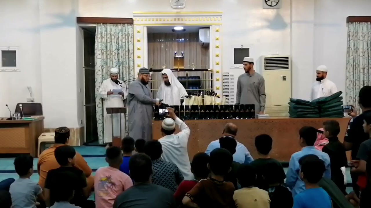 حفل اختتام الدورة الحادية عشر في مركز ذي النورين لاقراء و تحفيظ القرآن الكريم - العراق - كركوك