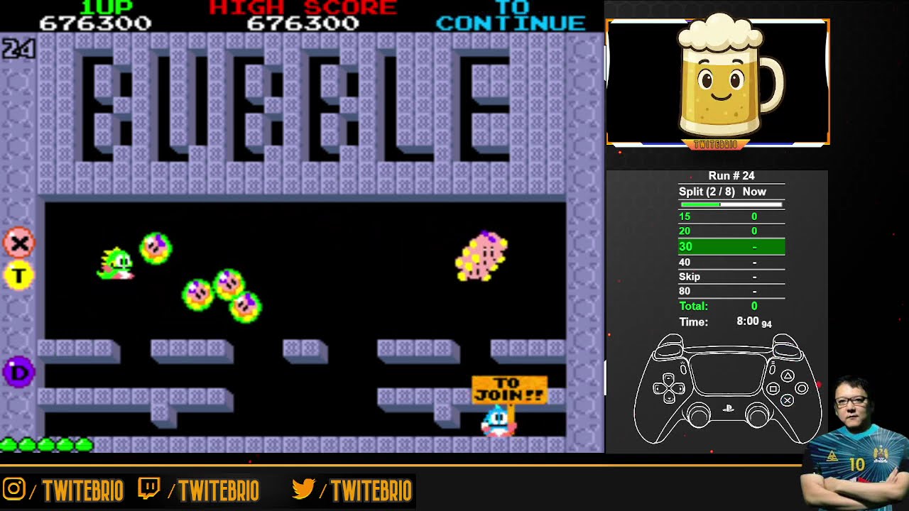 SPEEDRUN Bubble Bobble 36:22 ''