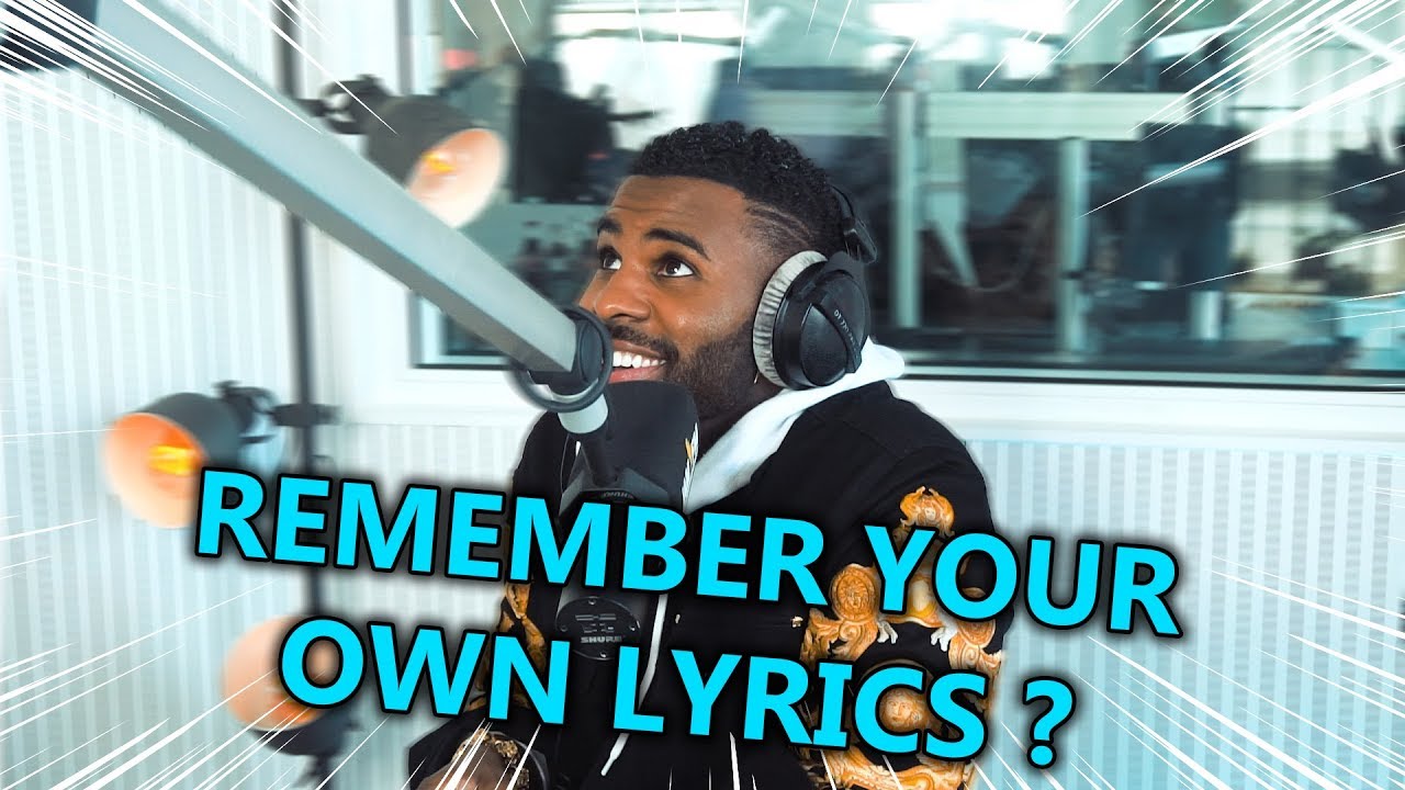 JASON DERULO  - REMEMBER YOUR OWN LYRICS ⚡ JAM FM