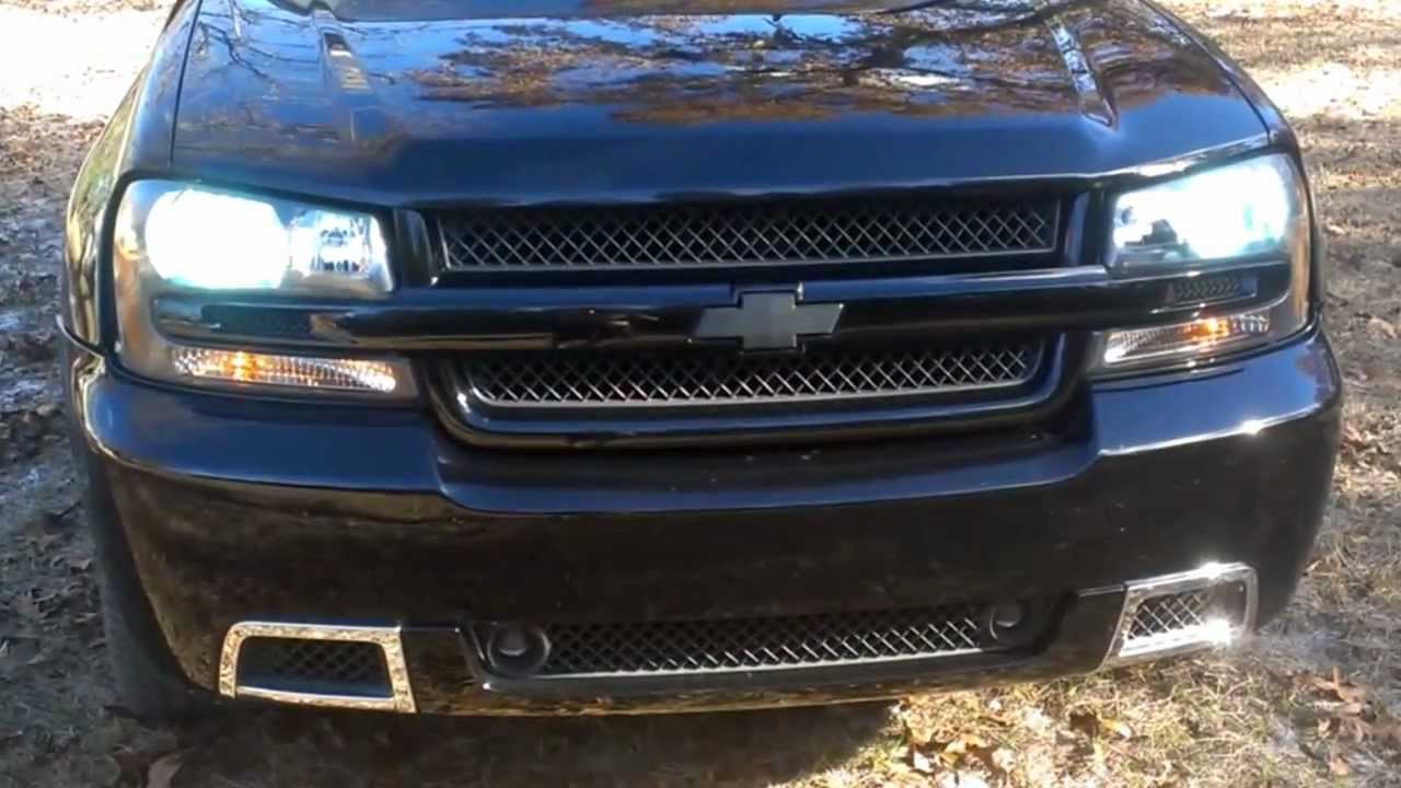 08 trailblazer ss black on black 22s walk around