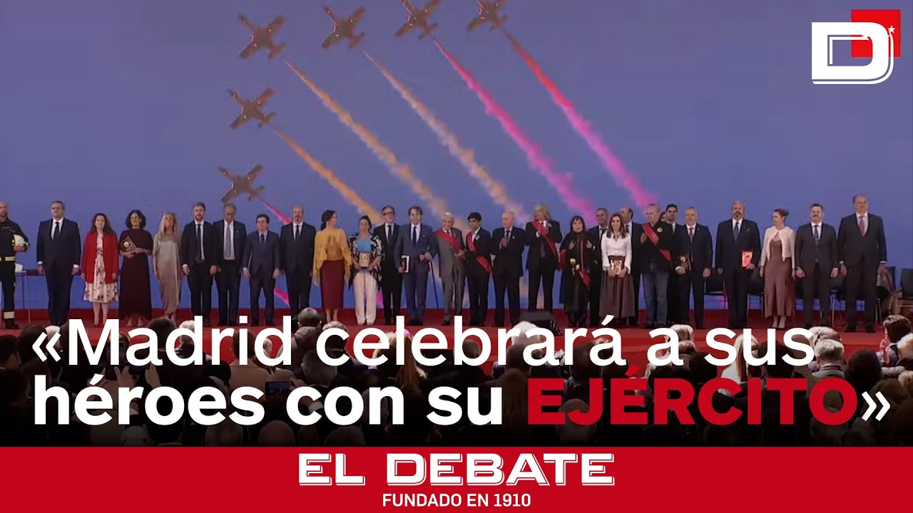 Ayuso desafía a Sánchez en su discurso del Dos de Mayo