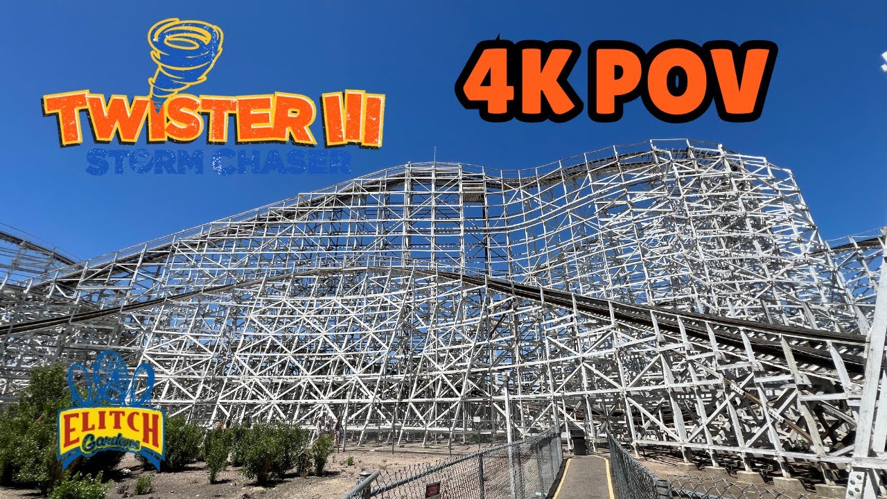 TWISTER III: STORM CHASER 4K POV - Elitch Gardens