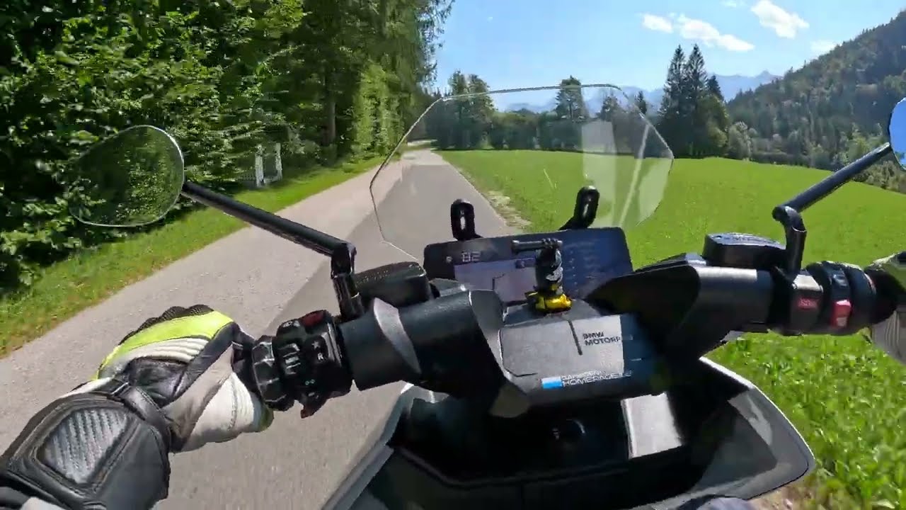 Alte Wiestalstraße, Weitenaustraße, Postalm, Redltal mit BMW CE 04 Elektroroller