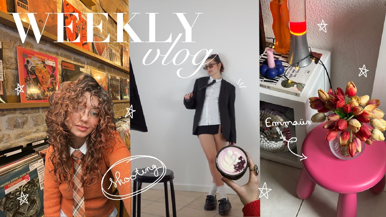 WEEKLY VLOG: SHOOTING PHOTOS, EMMAÜS, FRIPERIES & COOKING ☕️🎀⭐️