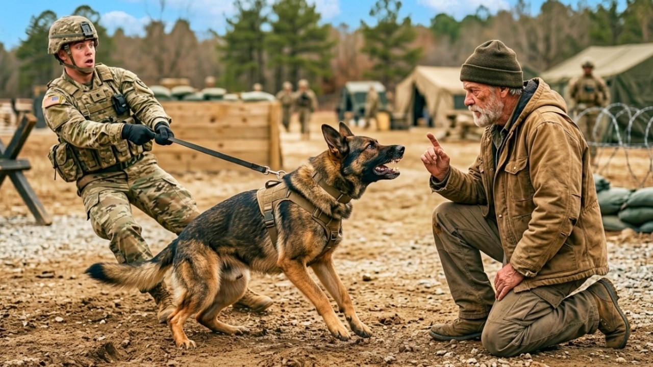 The Military K9 Obeyed No One — Until a Homeless SEAL VETERAN Gave One Command