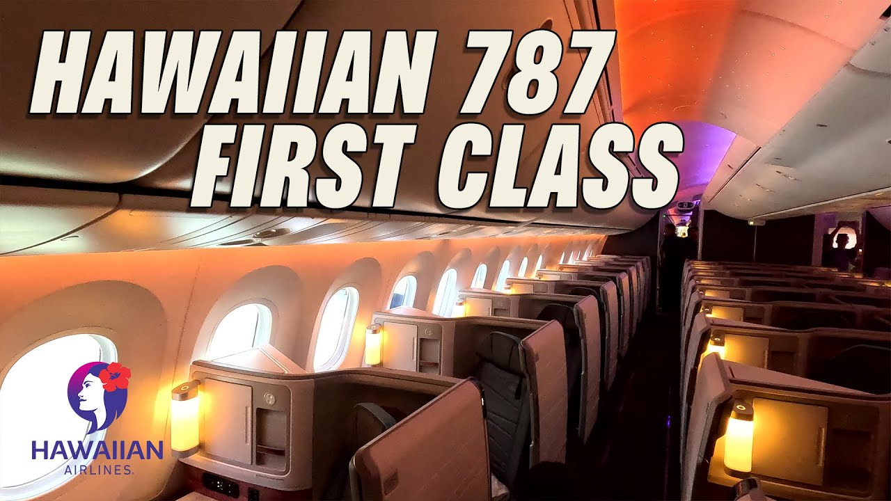 Обзор первого класса Hawaiian Airlines 787 ✈ Гонолулу — Сан-Франциско