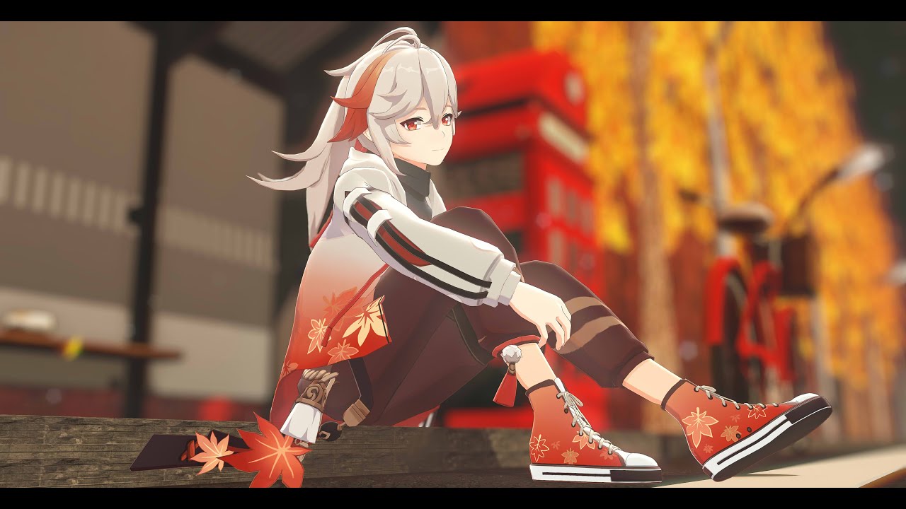 【原神MMD|Genshin impact】Kazuha Model Edit 楓原万葉 - 还是你的笑容最可爱