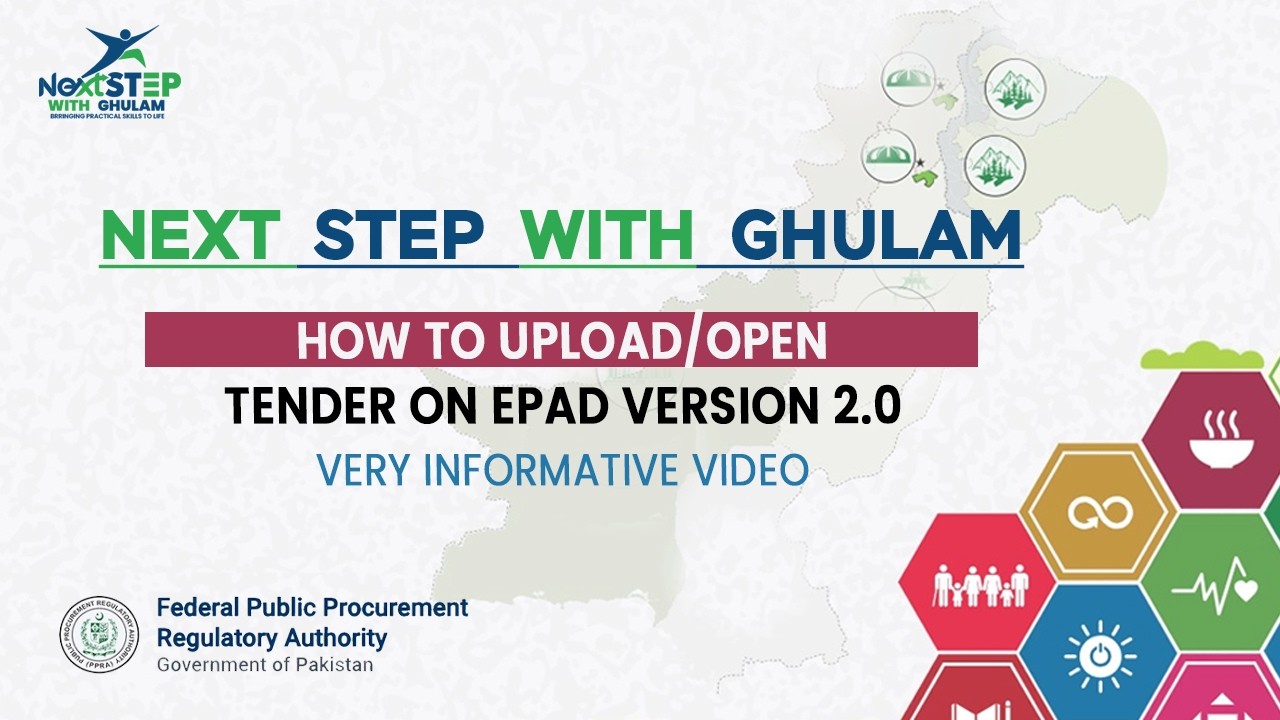 Tender Uploading, Publishing & Opening in PPRA ePAD 2.0 | 1st Time. Complete Tutorial #epads #ppra