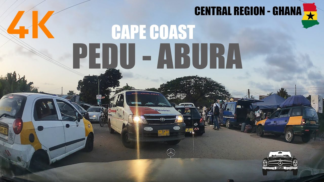 Pedu and Abura Cape Coast Drive Tour in the Central Region of Ghana 4K