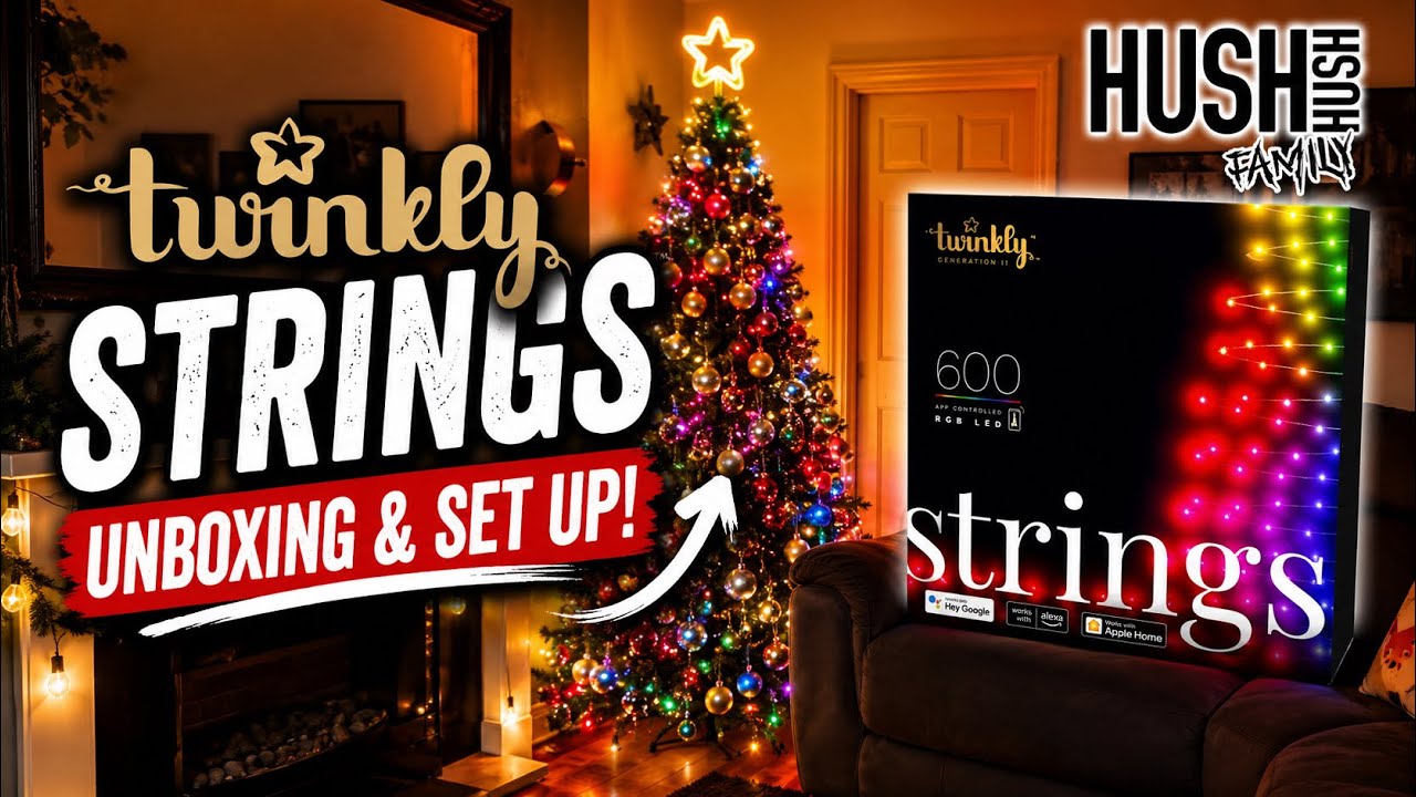 Полная распаковка и настройка Twinkly Strings