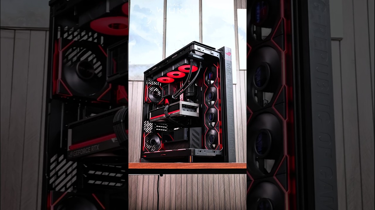 ROG Dark Hero & RTX 5090 Build: The Ultimate 9950X3D Desktop Setup #pcbuild #gaming #computer #amd