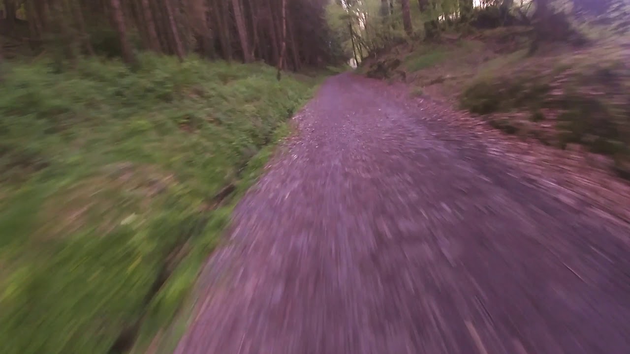 Knockmanny Forest Park Down Speed Biking, Augher County Tyrone, N Ireland.