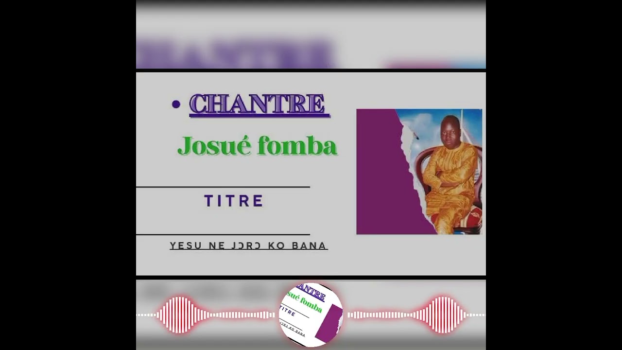 Josué fomba Yesu ne jɔrɔ ko bana 