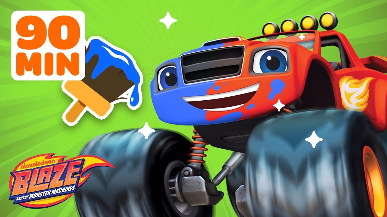Makeover Machines #36 w/ Super Wheels Blaze! | Games for Kids | Blaze and the Monster Machines
