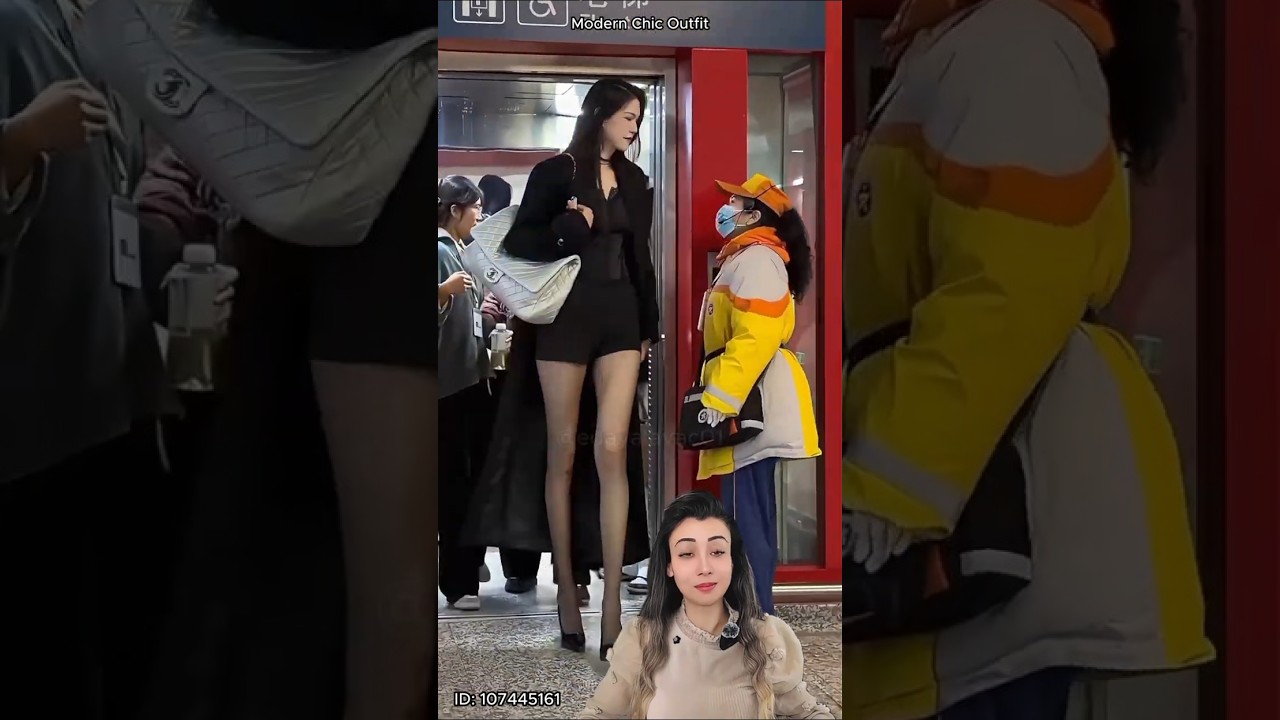 🔥 Tall Girl Turns Heads from Street Style to Hanfu Attire! #streetstyle #hanfu