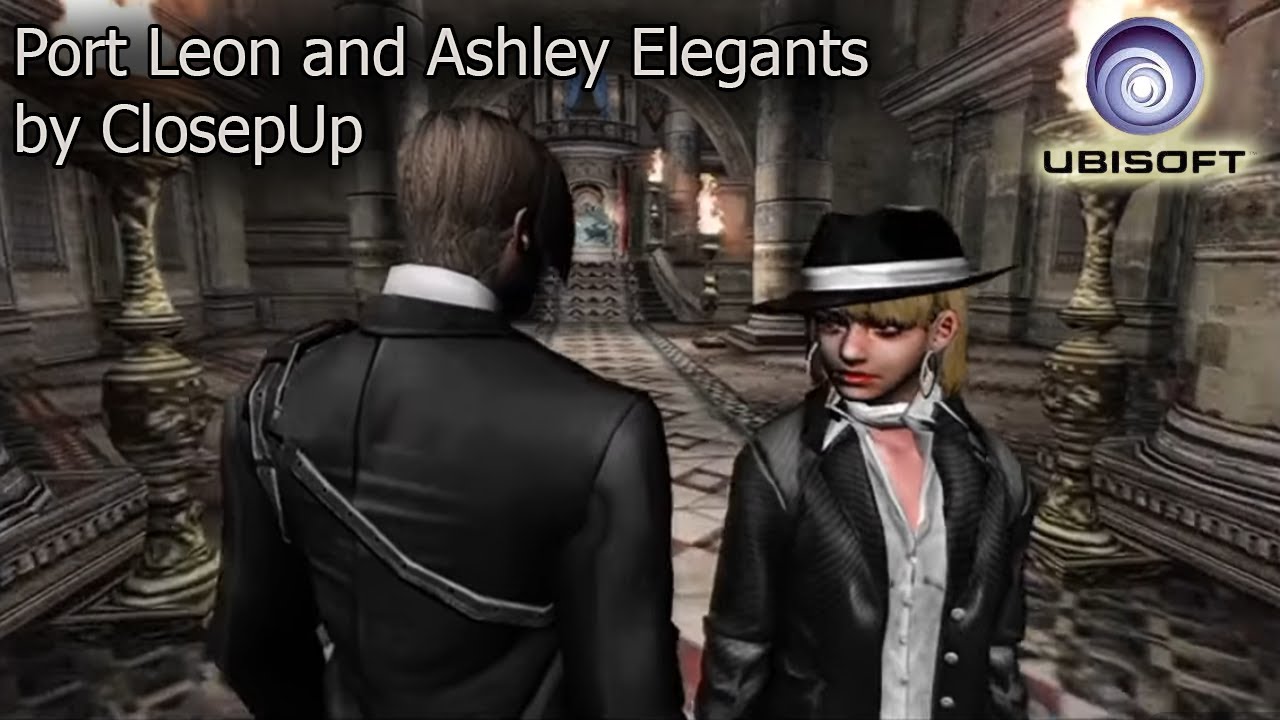 RE4 Ubisoft Mod Leon and Ashley Elegant by ClosepUp