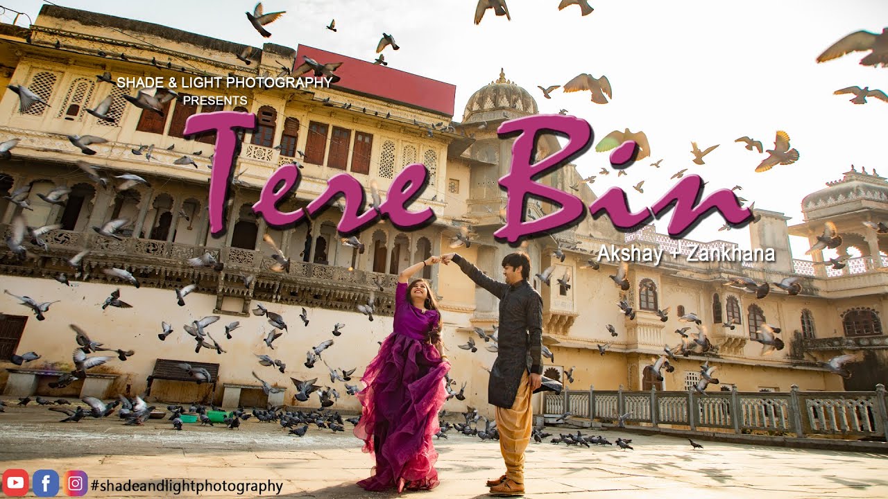 BEST PRE-WEDDING SONG || AKSHAY & ZANKHANA FT. Tere Bin Nahi Lagda Dil Mera Dholna ||
