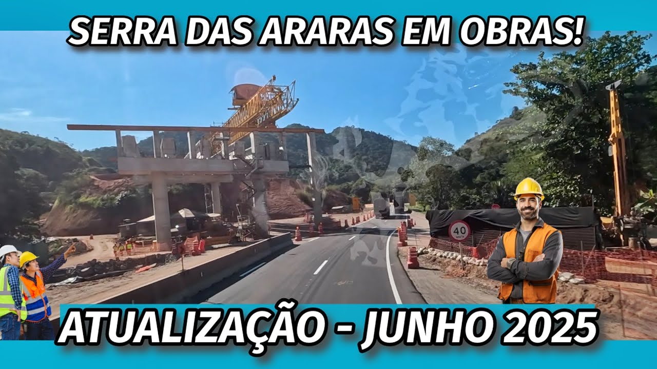 EM OBRAS! SUBIDA da SERRA DAS ARARAS! JUNHO 2025