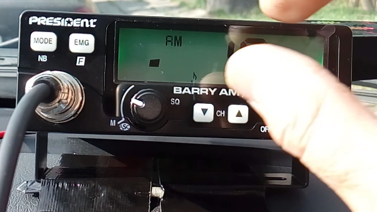 Test cb radia President Barry cz. 2