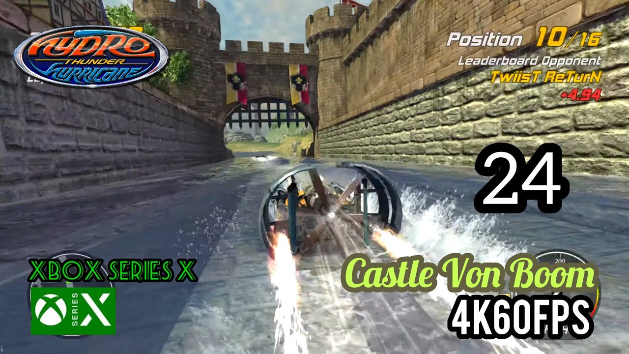 Hydro Thunder: Hurricane - Gameplay Part 24 [Castle Von Boom (Novice, Pro & Expert)] Walkthrough