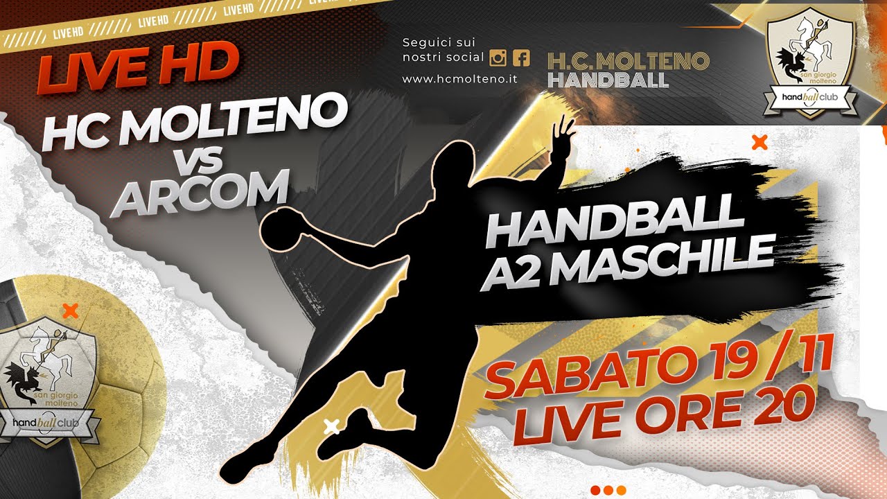 HC Molteno vs Arcom A2 pallamano