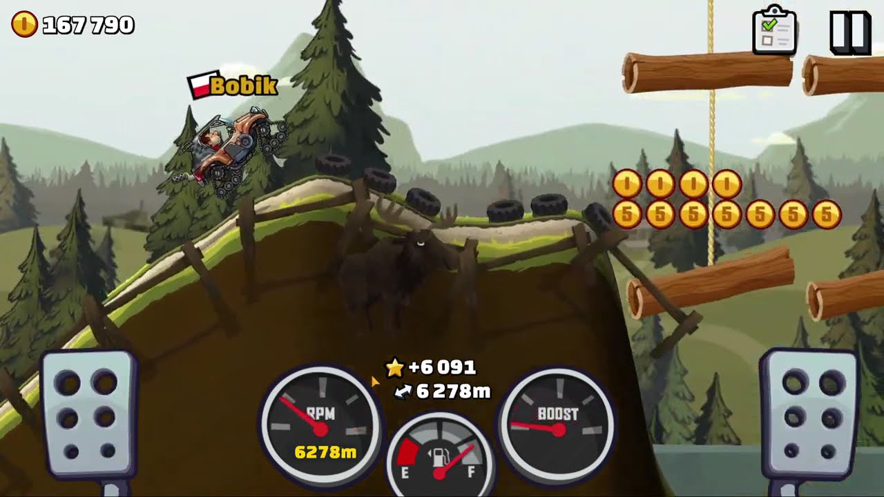Hill climb racing 2  adventure 10 000 m offroaderem, odcinek 11