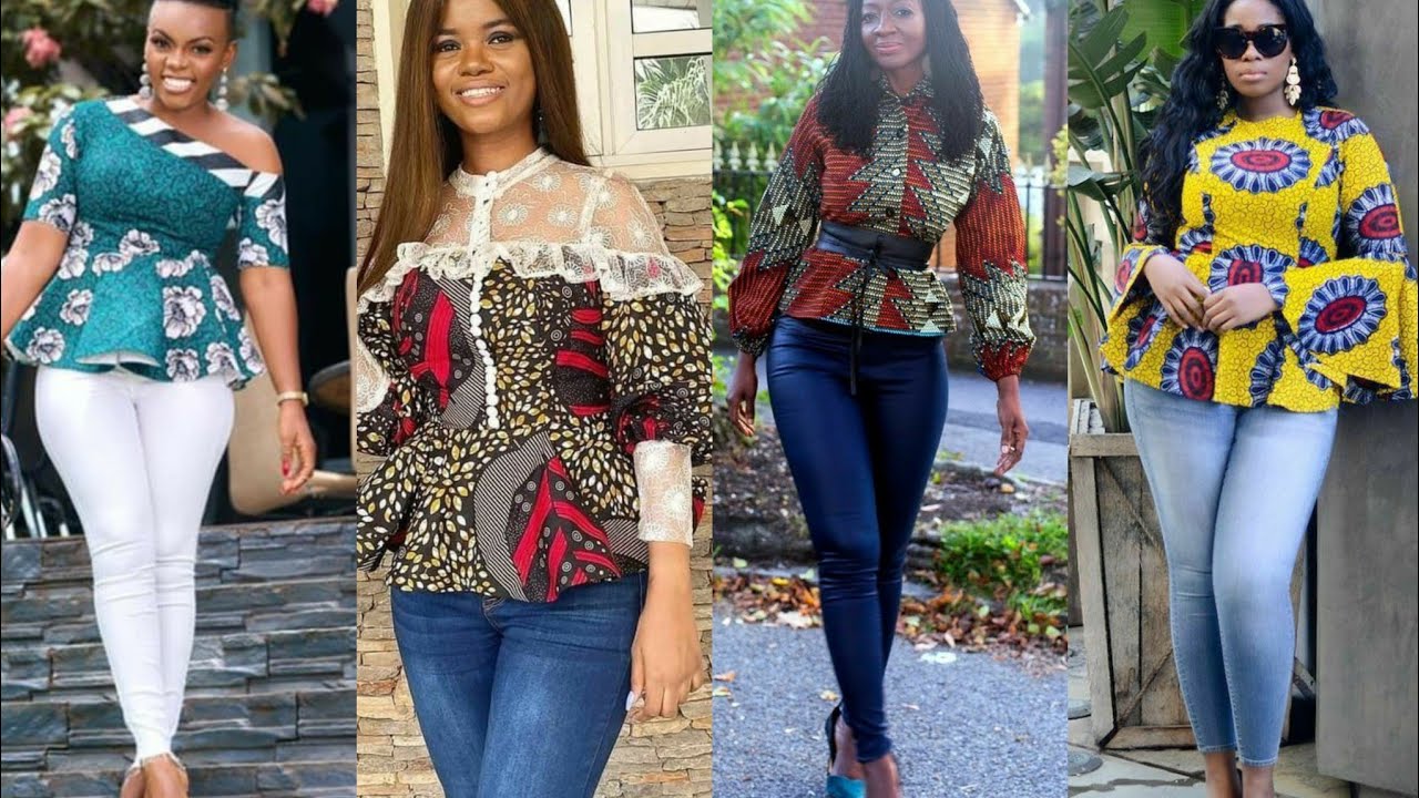 🆕️TRÈS BELLE  TENUE AFRICAINE DE HAUT/PEPLUM EN WAX/PAGNE 2022 ANKARA LADIES TOPS  AFRICAN DRESS