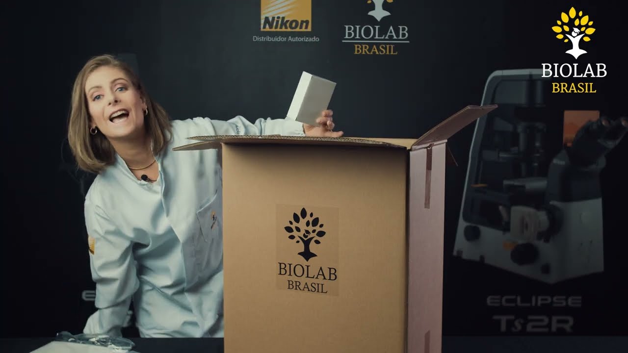 Microscópio Nikon Eclipse Si - Unboxing - Como montar/instalar.