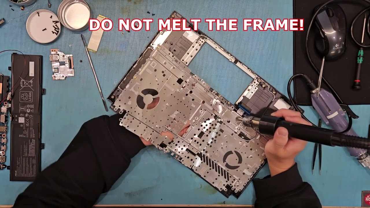 How to Replace Keyboard(only) for ASUS TUF DASH F15. Not for Novice.