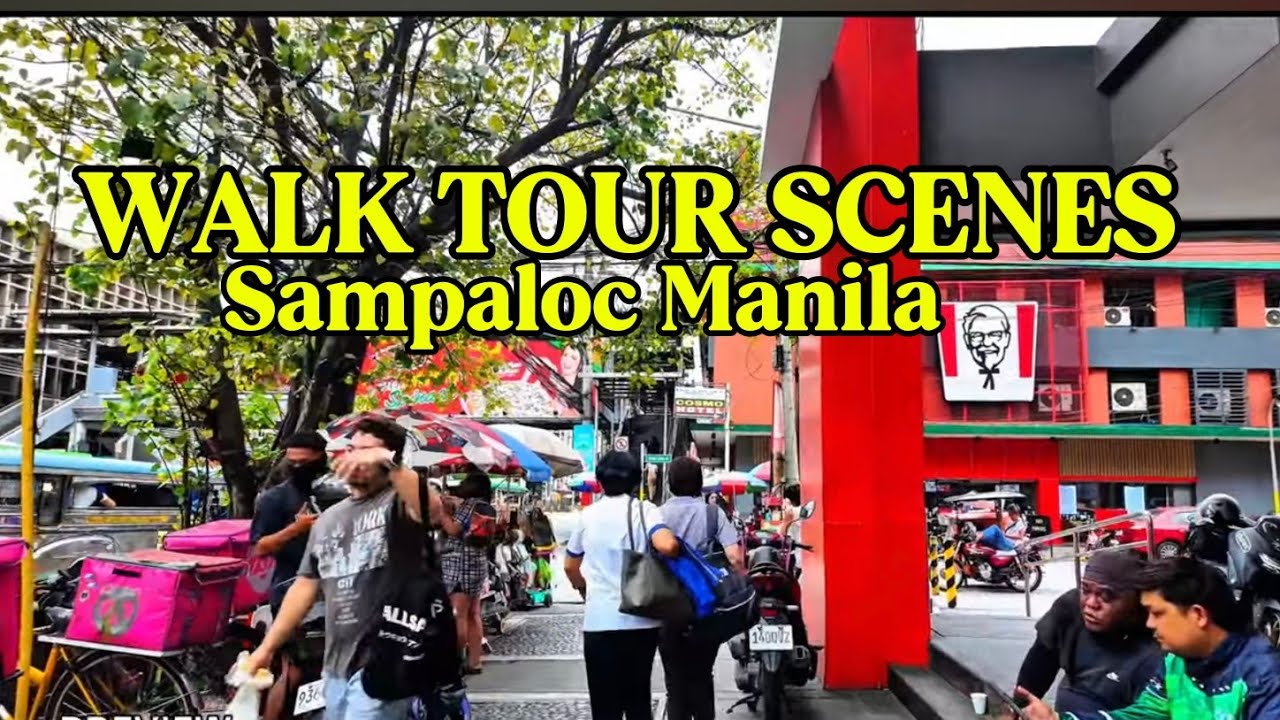 UNIVERSITY MANILA WALKING TOUR SCENES IN SAMPALOC MANILA PHILIPPINES 